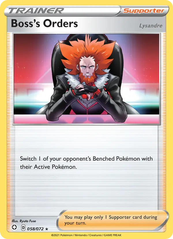 Ordres du Boss (Lysandre) — Destinées Radieuses