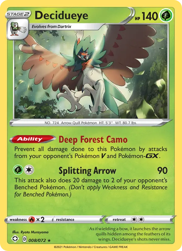 Decidueye — Shining Fates