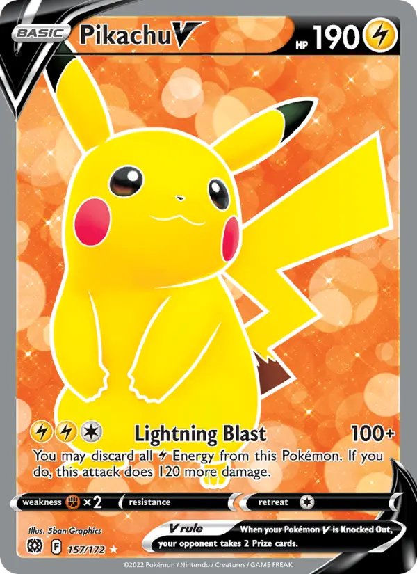 Pikachu V — Stars Étincelantes
