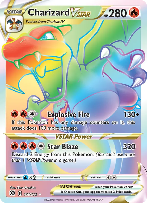 Dracaufeu VSTAR — Stars Étincelantes