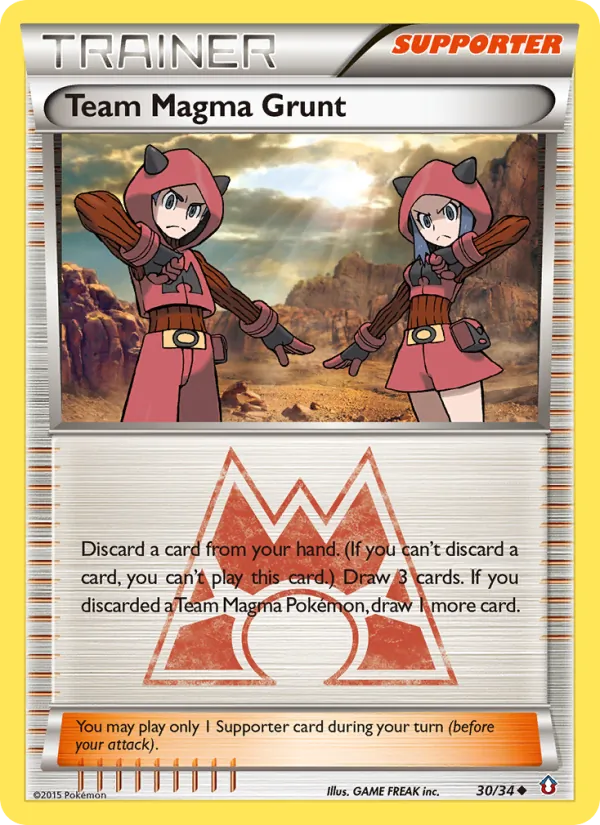 Team Magma Grunt — Double Crisis