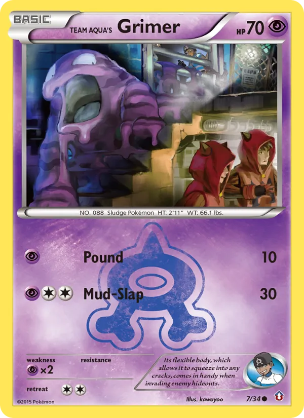 Team Aqua's Grimer — Double Crisis