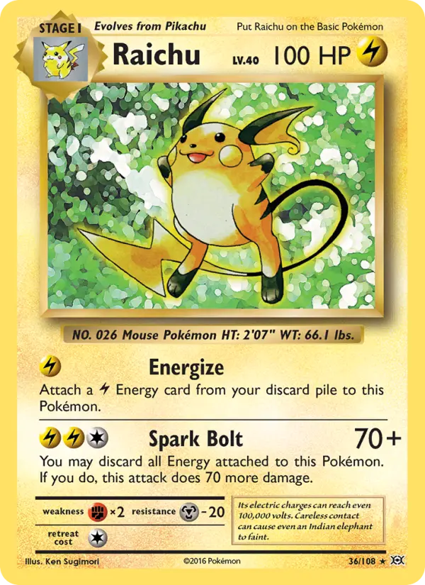 Raichu — Évolutions