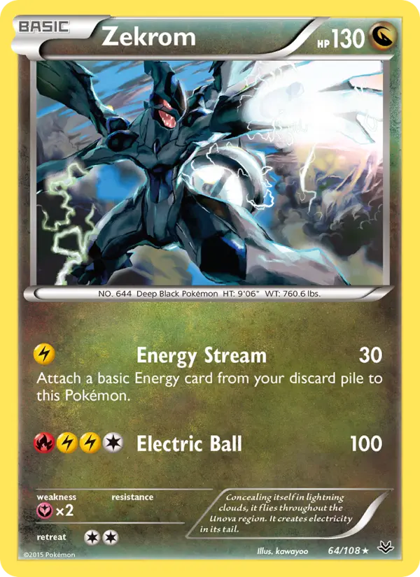 Zekrom — Roaring Skies