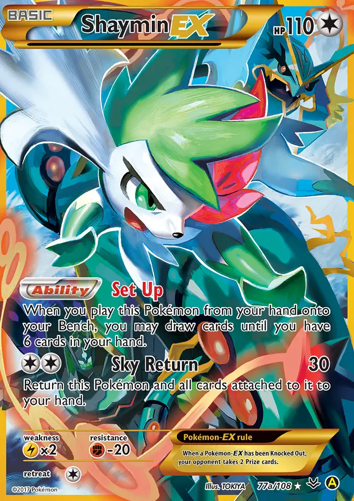Shaymin EX — Ciel Rugissant