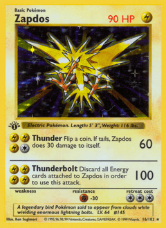 Zapdos — Base Set