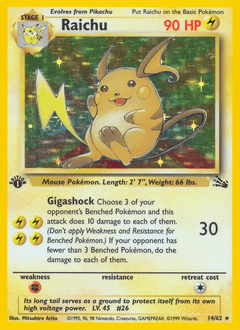 Raichu — Fossile