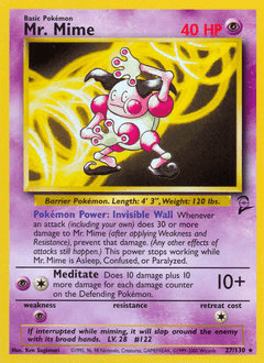 Mr. Mime — Base Set 2