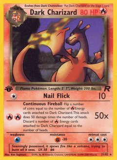 Dracaufeu obscur — Team Rocket