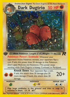 Triopikeur obscur — Team Rocket