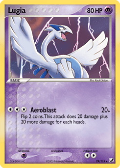 Lugia — EX Forces Cachées
