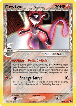 Mewtwo δ — EX Espèces Delta