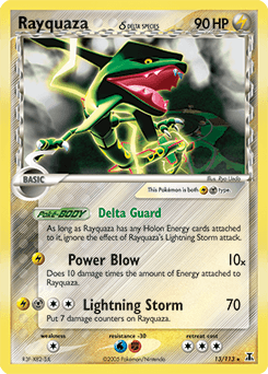 Rayquaza δ — EX Espèces Delta