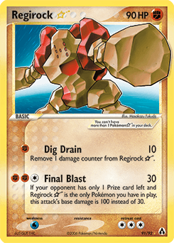 Regirock ☆ — EX Créateurs de légendes