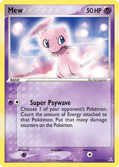 Mew — EX Fantômes Holon
