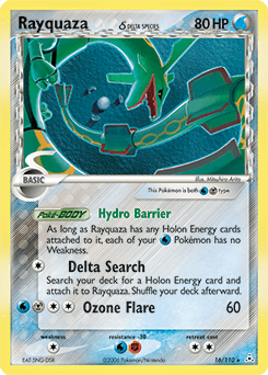 Rayquaza δ — EX Fantômes Holon