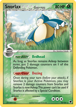 Snorlax δ — EX Dragon Frontiers