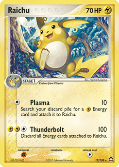 Raichu — EX Gardiens du Pouvoir