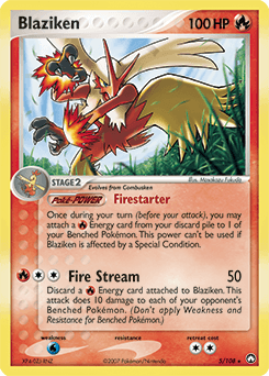 Blaziken — EX Power Keepers