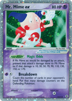 M. Mime ex — EX Rouge Feu & Vert Feuille