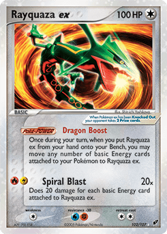 Rayquaza ex — EX Deoxys