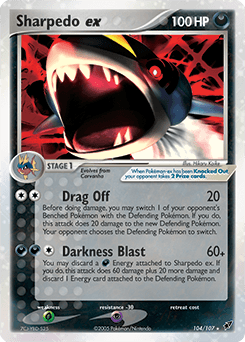 Sharpedo ex — EX Deoxys