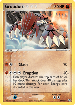 Groudon — EX Émeraude