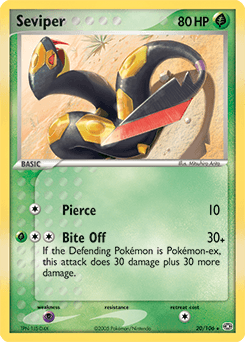 Seviper — EX Émeraude