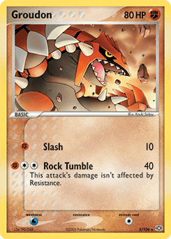Groudon — EX Émeraude