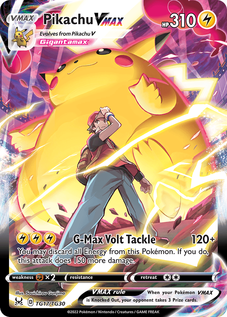 Pikachu VMAX — Origine Perdue Galerie de Dresseurs