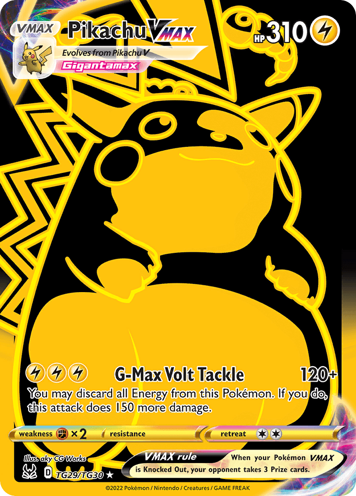 Pikachu VMAX — Origine Perdue Galerie de Dresseurs