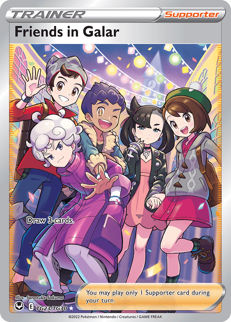 Friends in Galar — Silver Tempest Trainer Gallery
