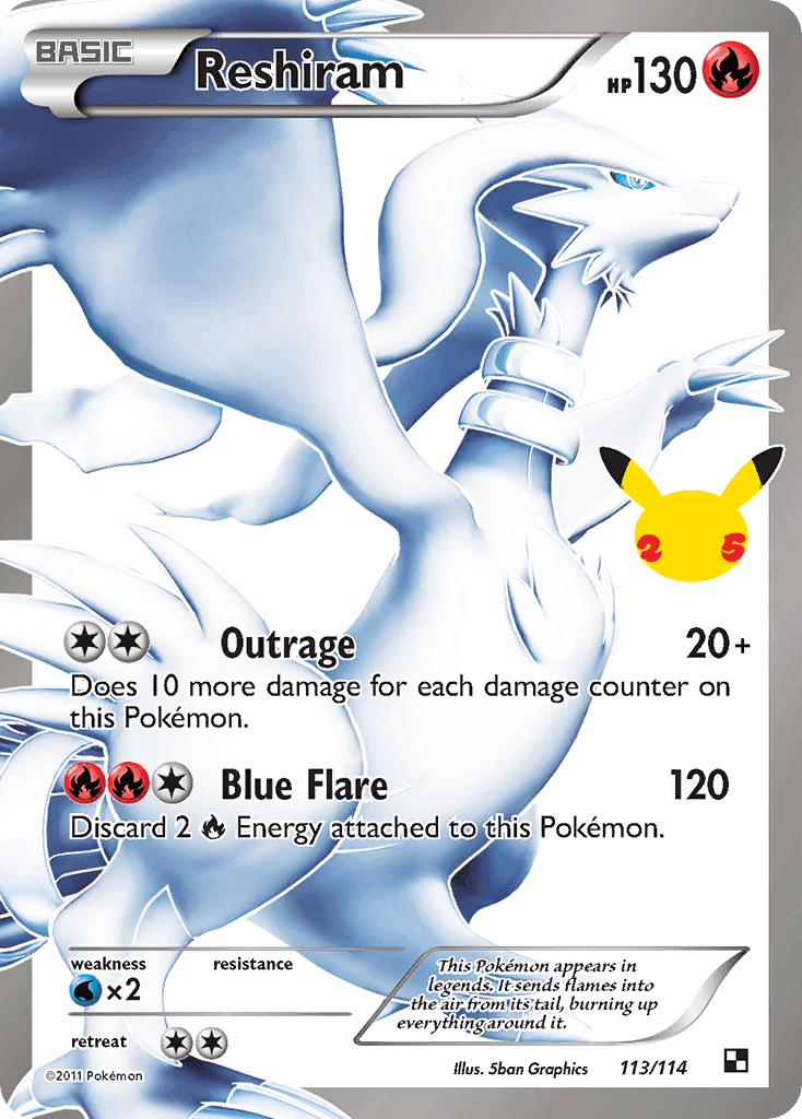 Reshiram — Celebrations