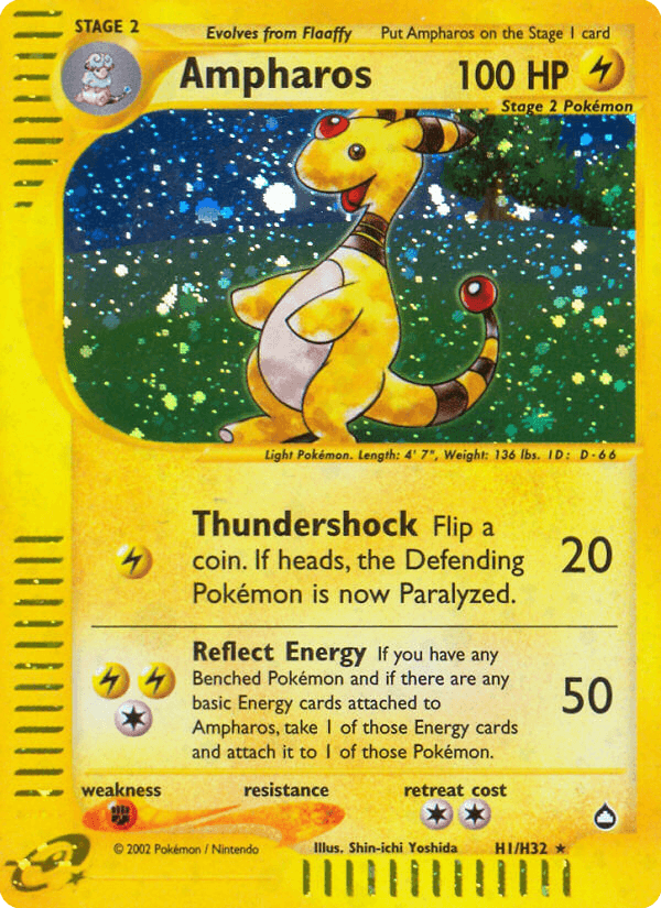 Ampharos — Aquapolis