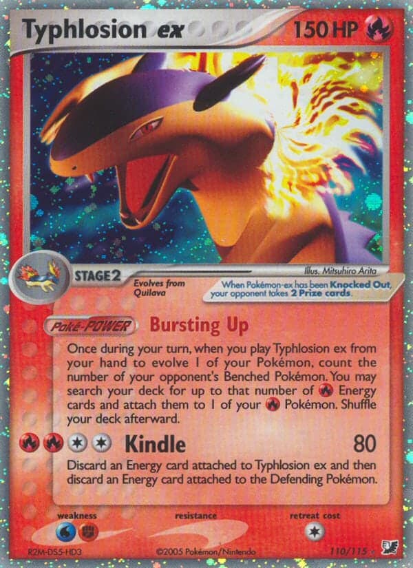 Typhlosion ex — EX Forces Cachées