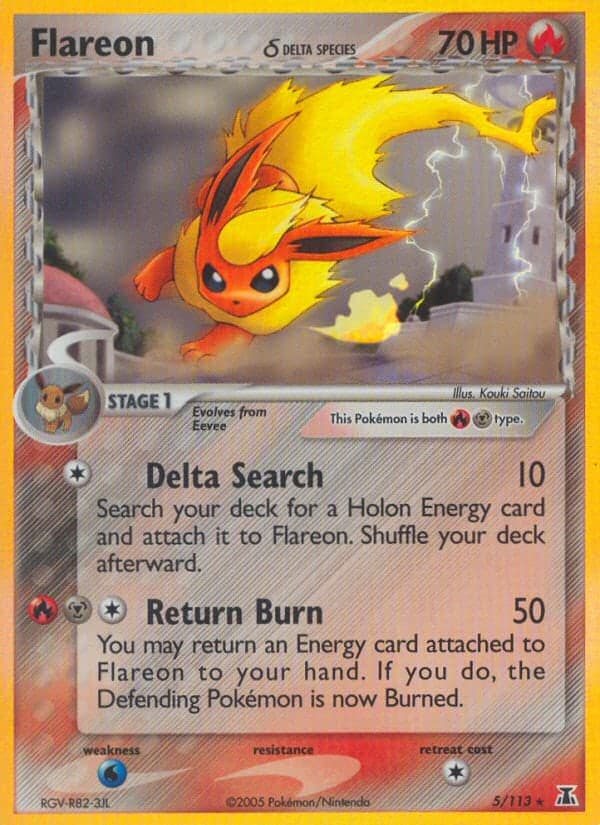 Flareon δ — EX Delta Species