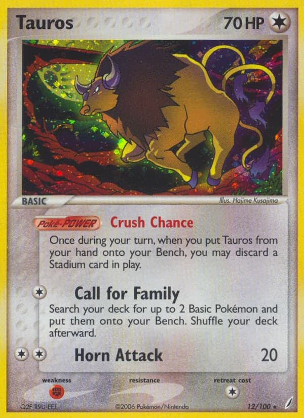 Tauros — EX Gardiens de Cristal
