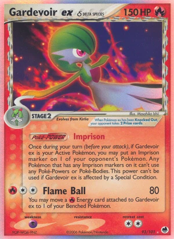 Gardevoir ex δ — EX Île des Dragons