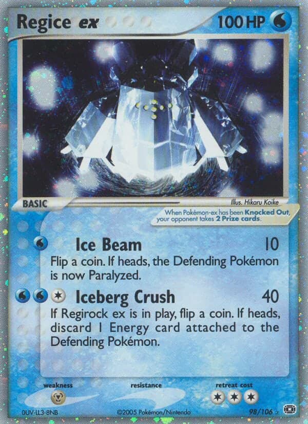 Regice ex — EX Émeraude