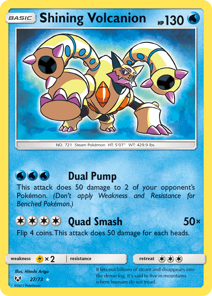 Shining Volcanion — Shining Legends