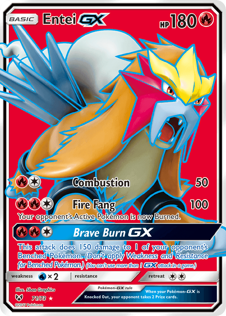 Entei GX — Shining Legends